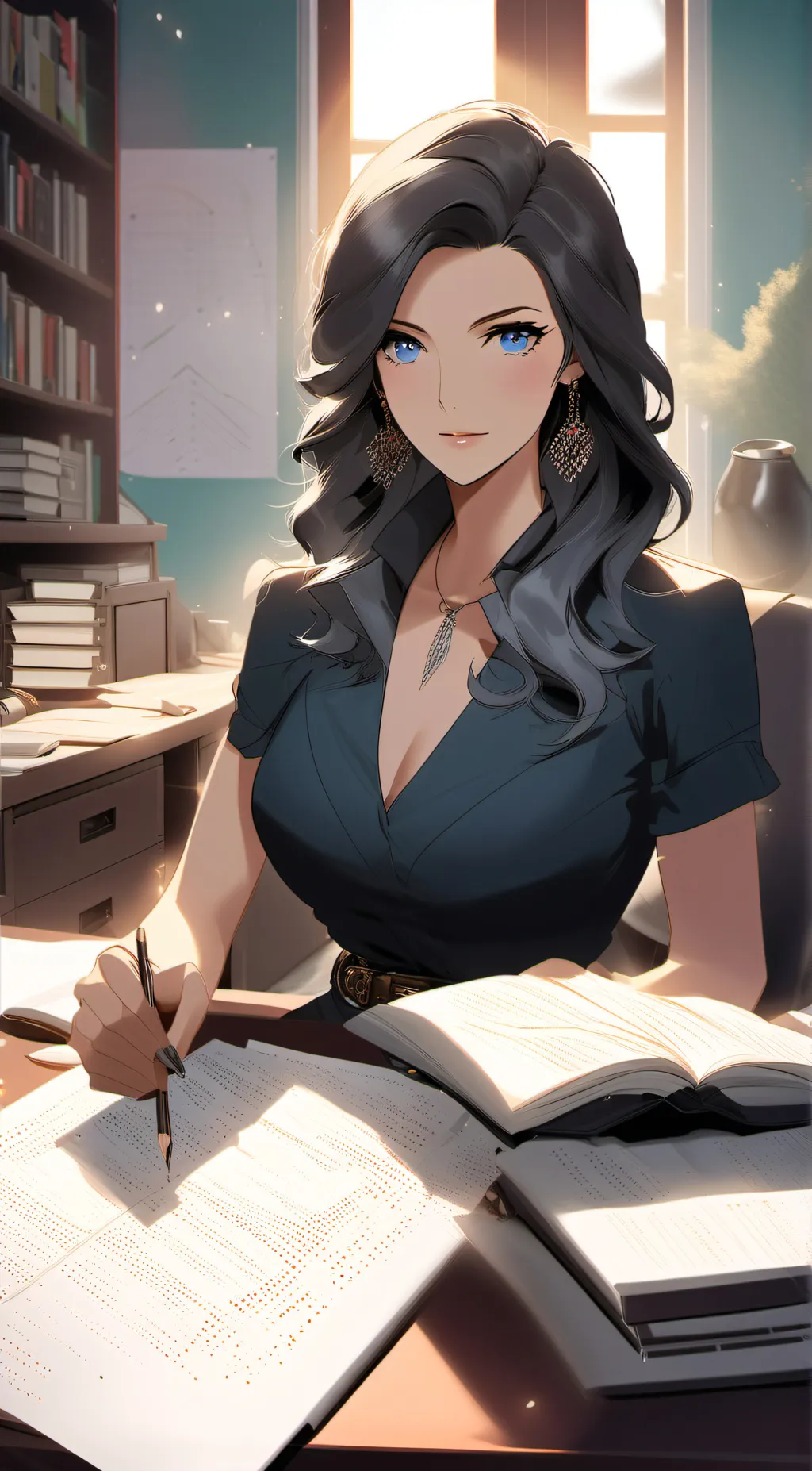 ai character: Alina Evans background