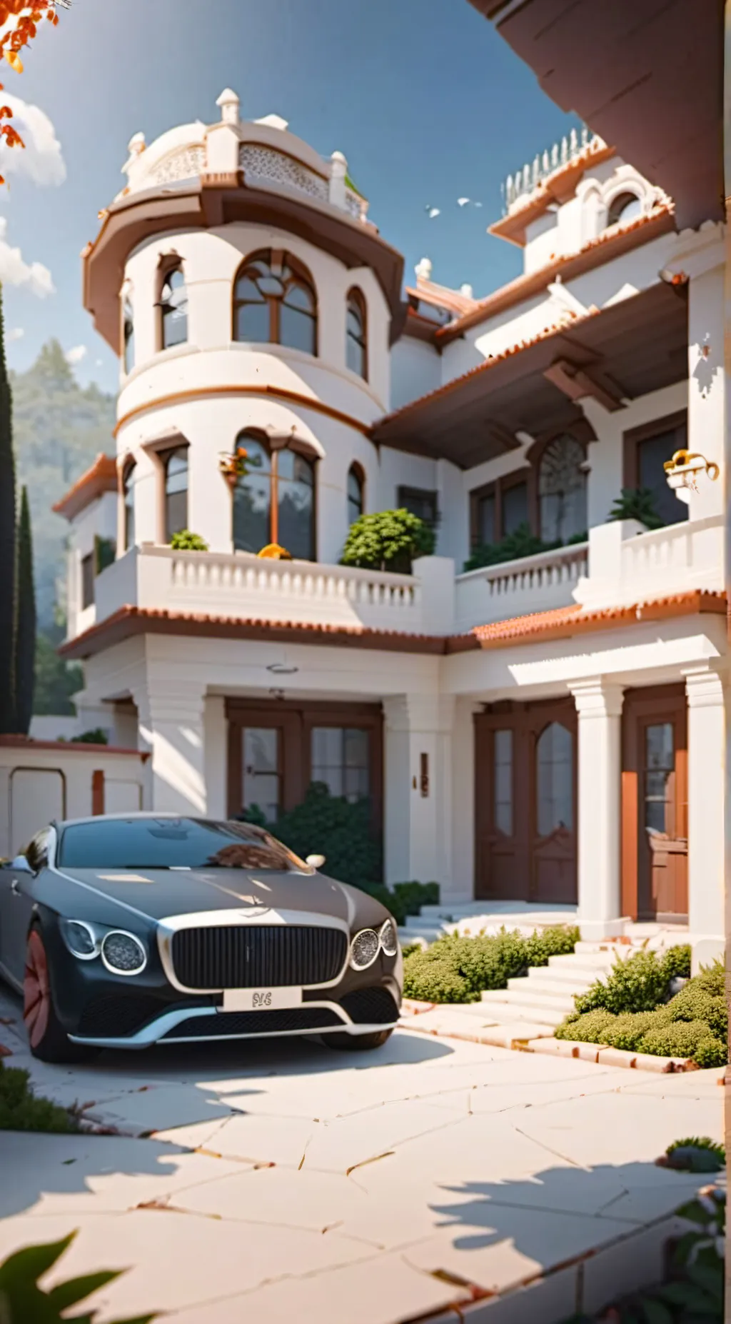 ai character: Super rich family background