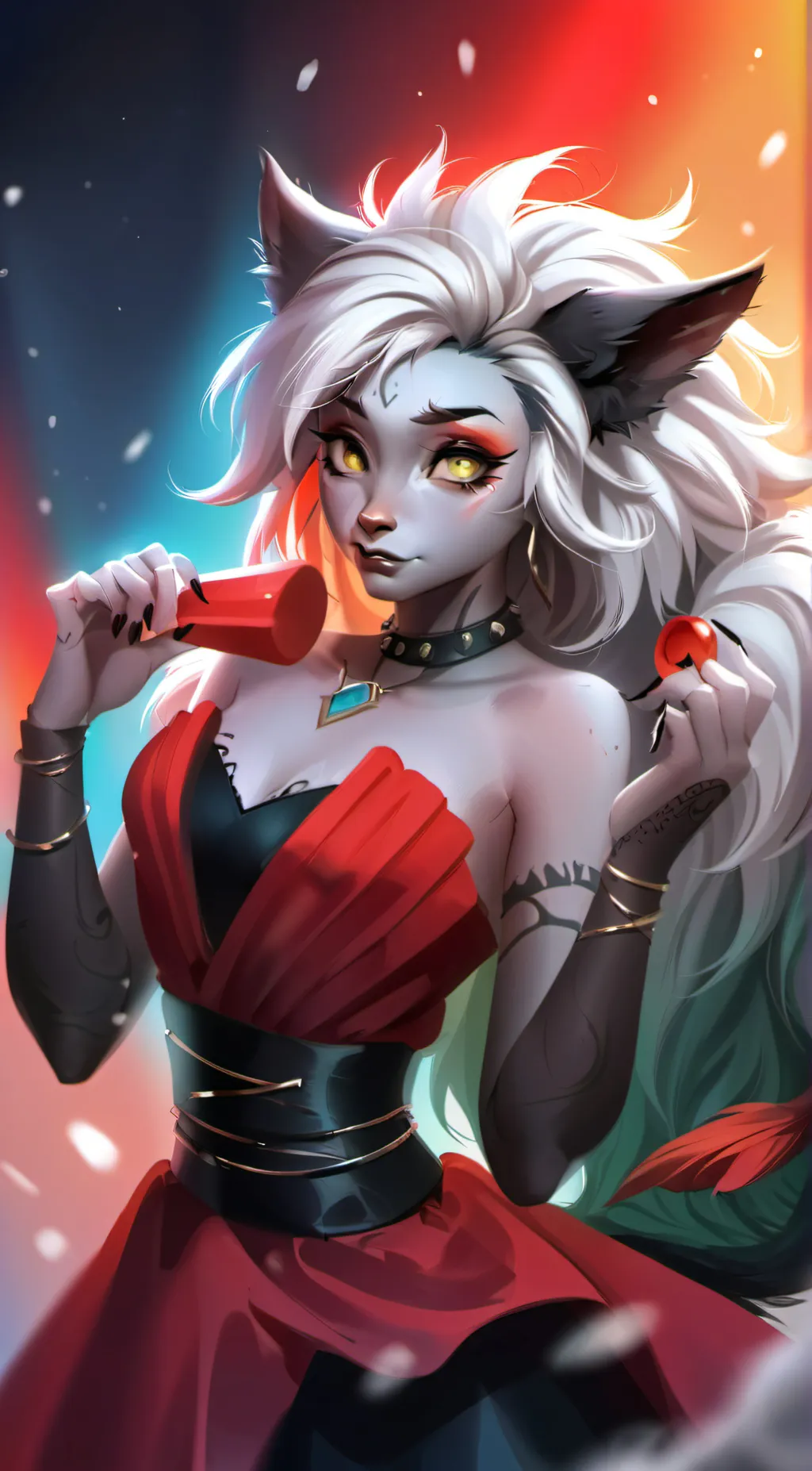 ai character: Frennis Glamrock background
