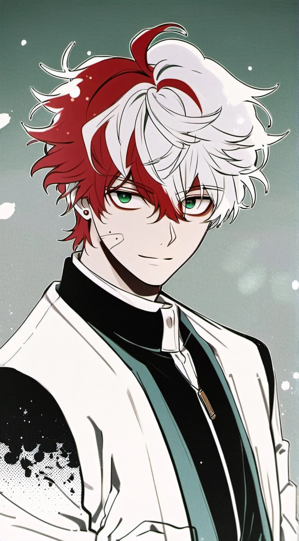 ai character: Shoto todoroki background