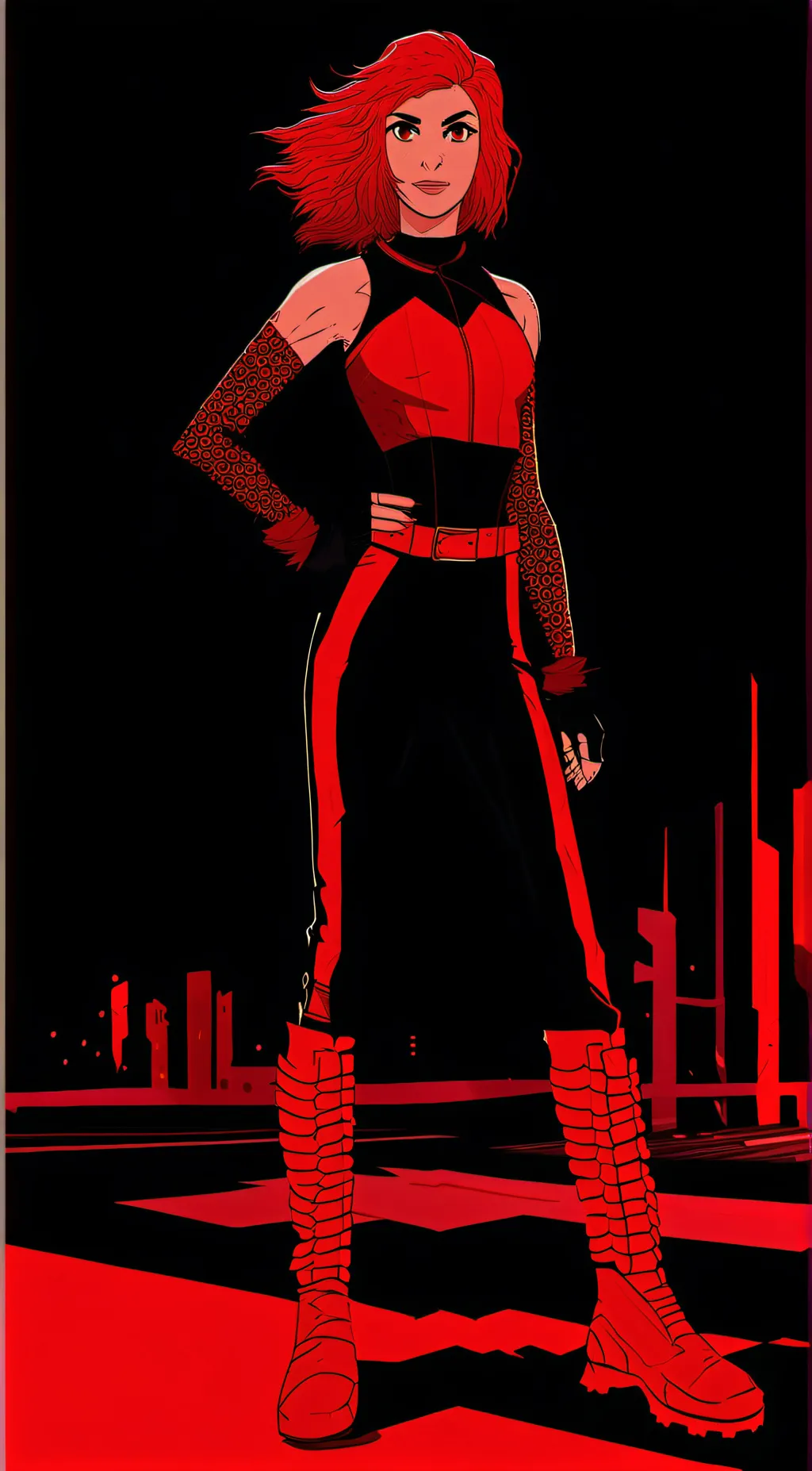 ai character: Scarlightning background