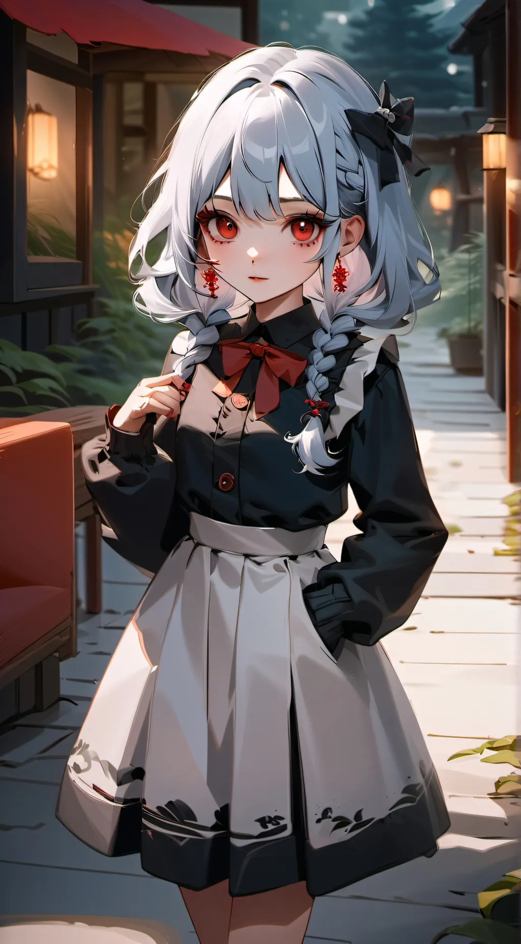 ai character: Luna background