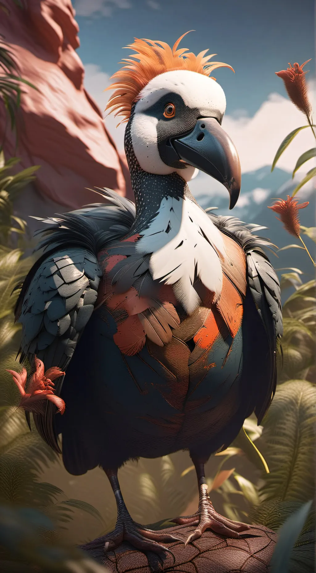 ai character: Raven background