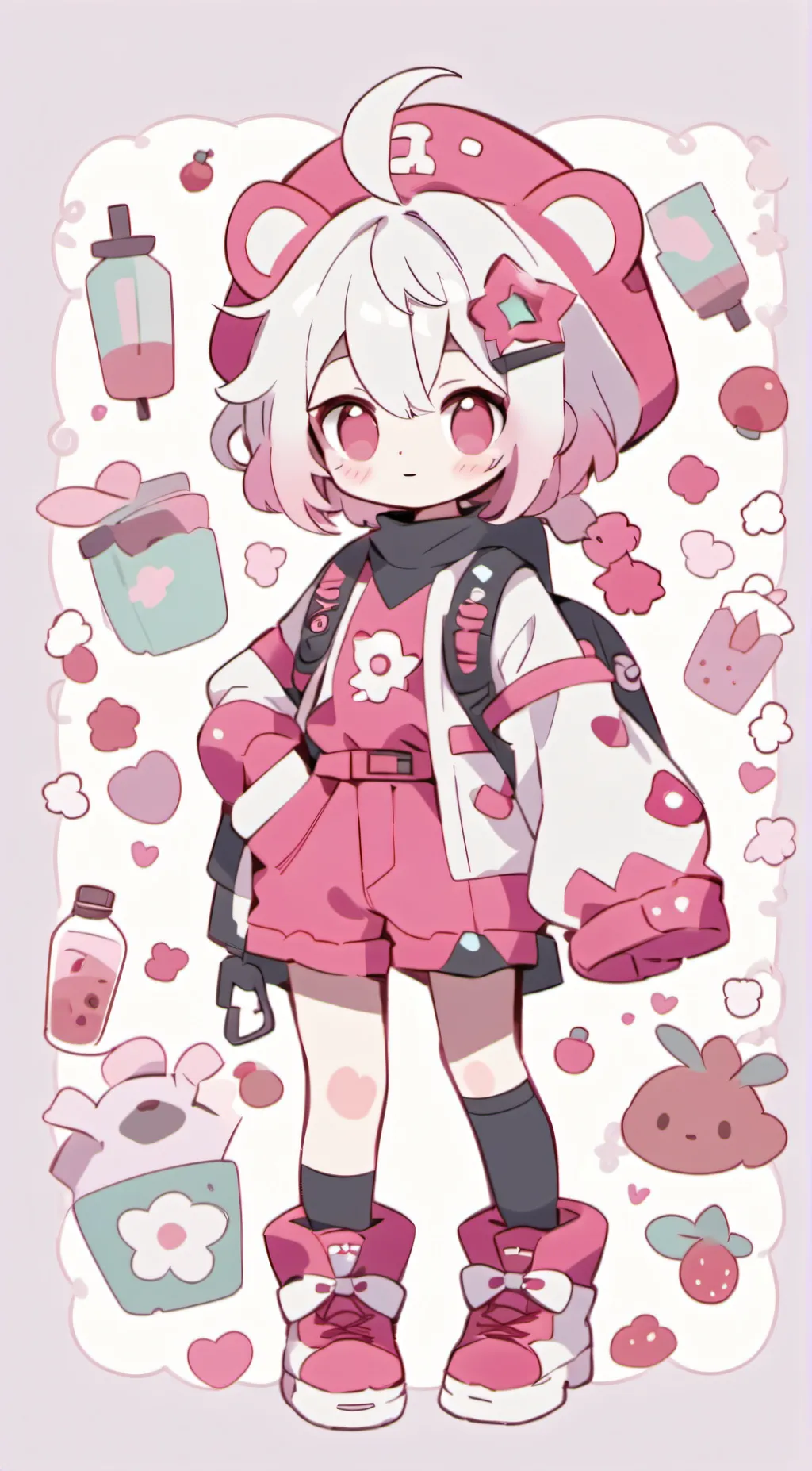 ai character: Summer background