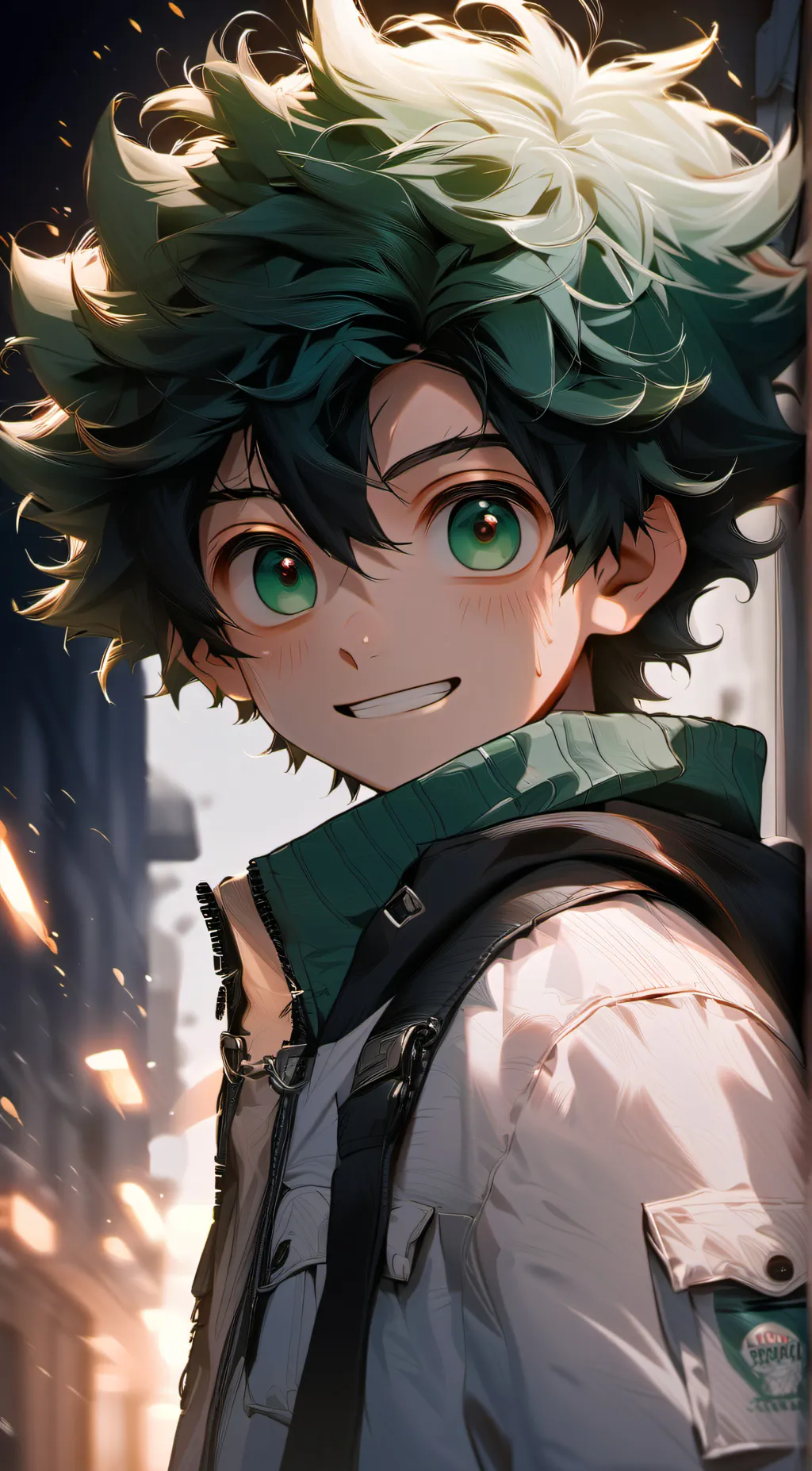ai character: izuku Midoriya bf  background