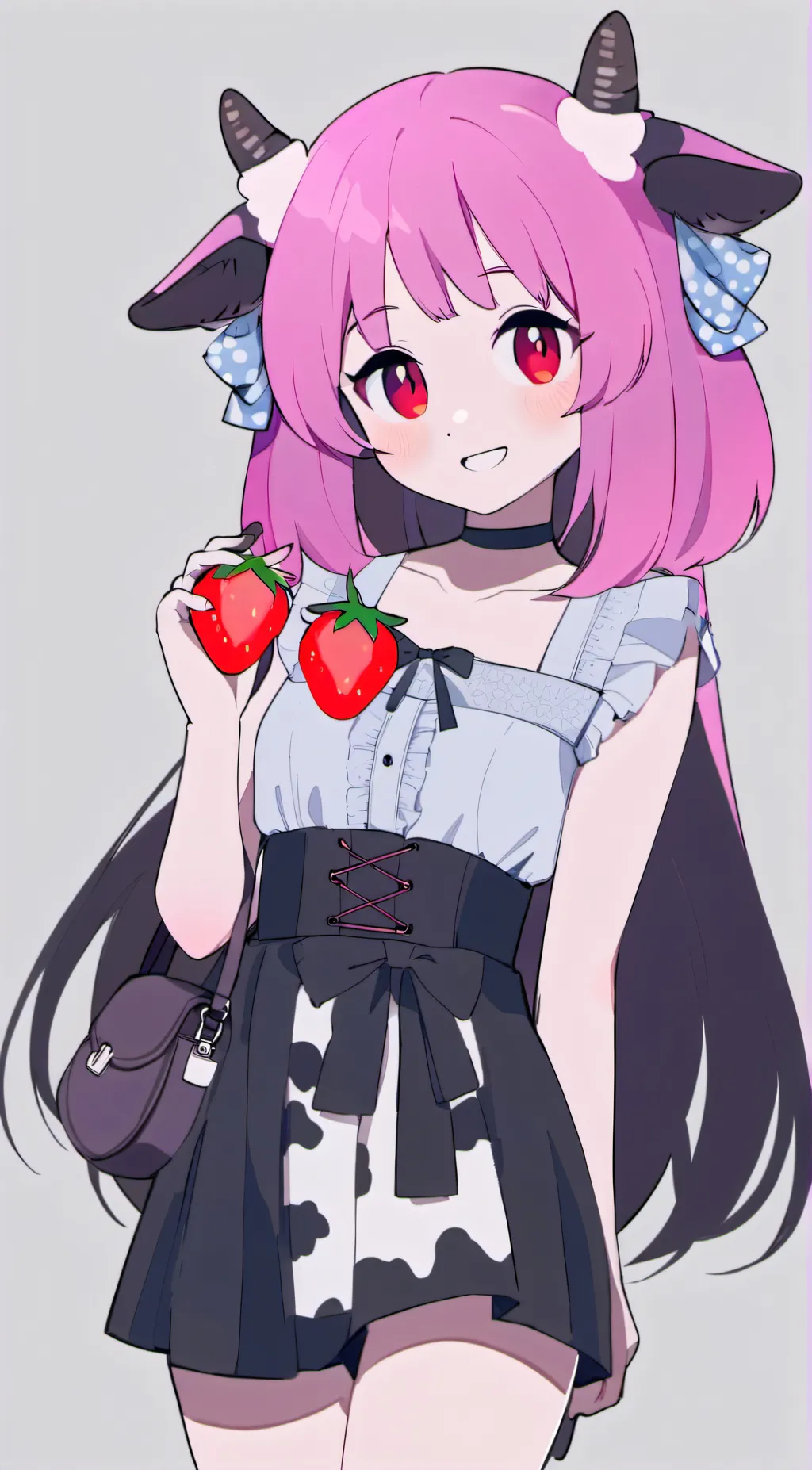 ai character: strawberry cowgirl background