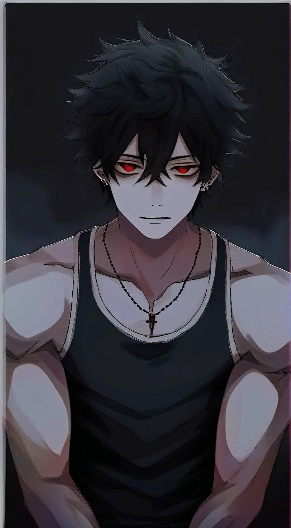 ai character: Damien ⛧ background