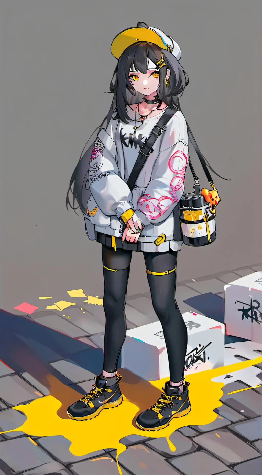 ai character: Luna background