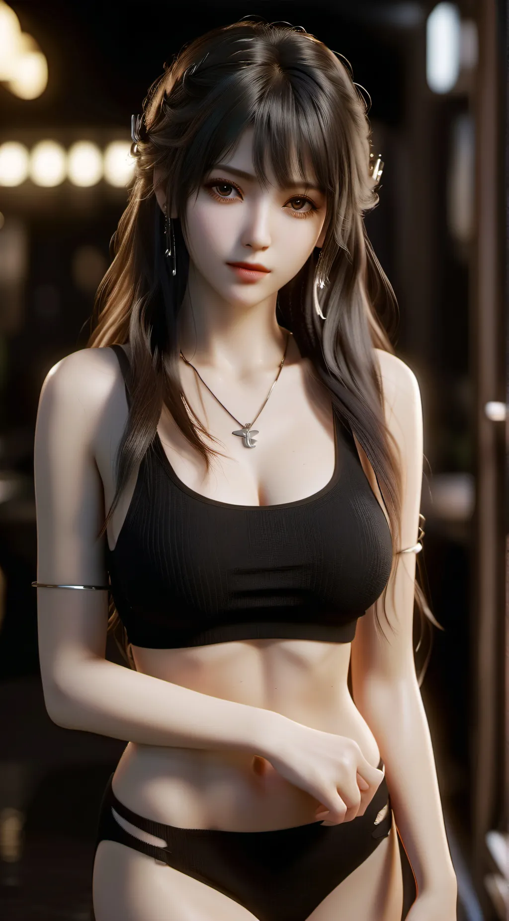 ai character: Rosy background