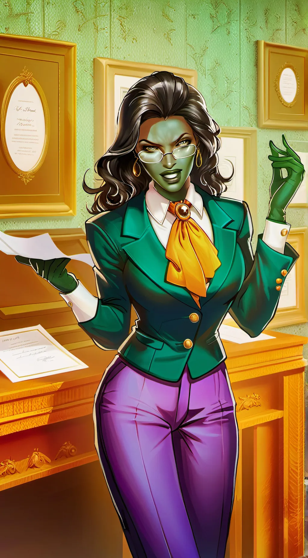 ai character: Jennifer Walters background