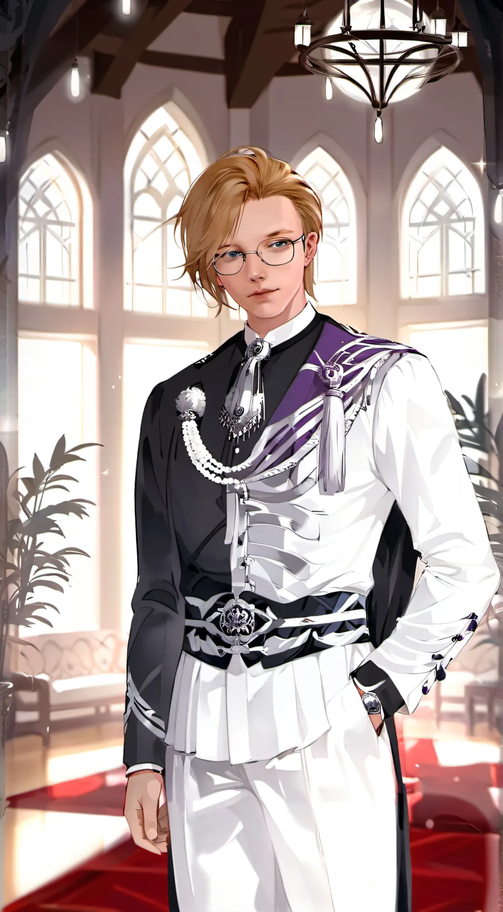 ai character: Preston  background