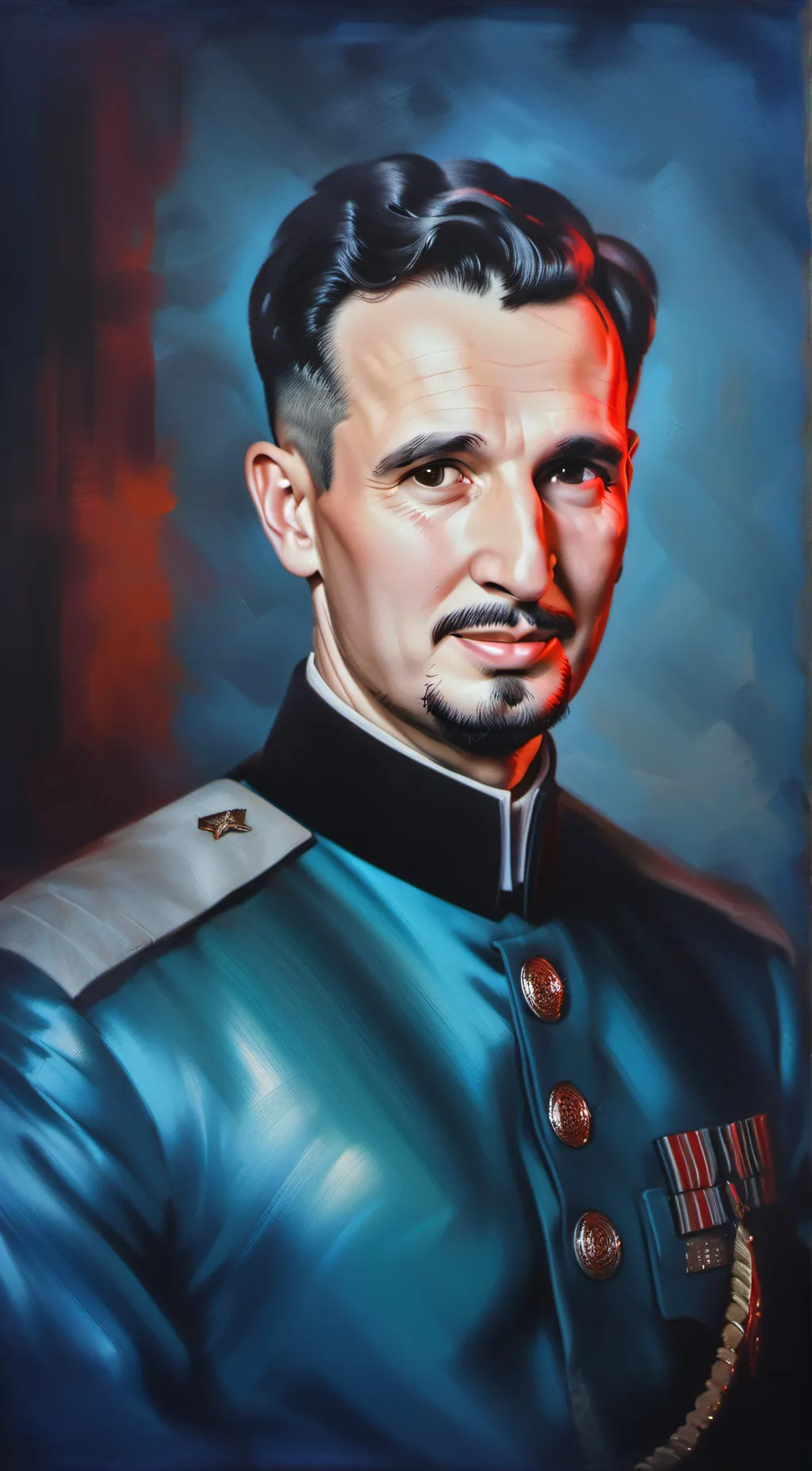 ai character: Nicolae Ceaușescu background