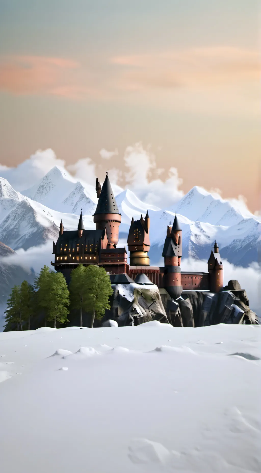 ai character: Hogwarts  background