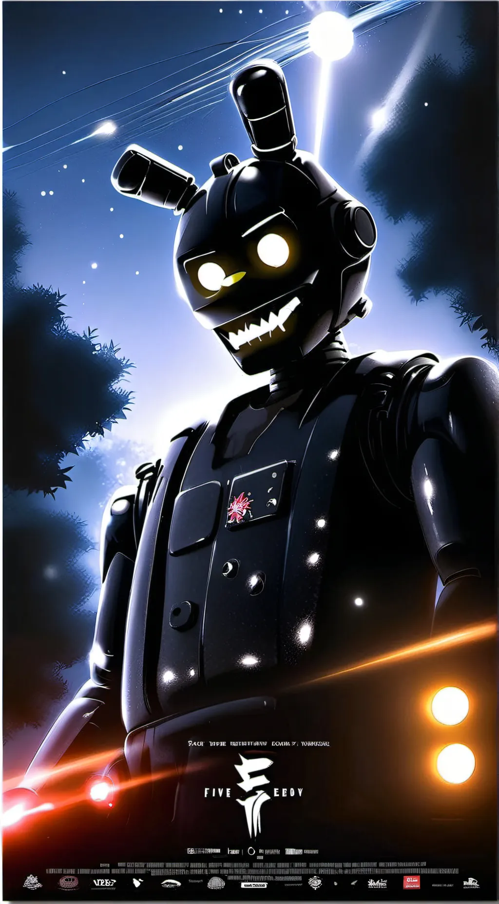ai character: FNaF(remastered) background