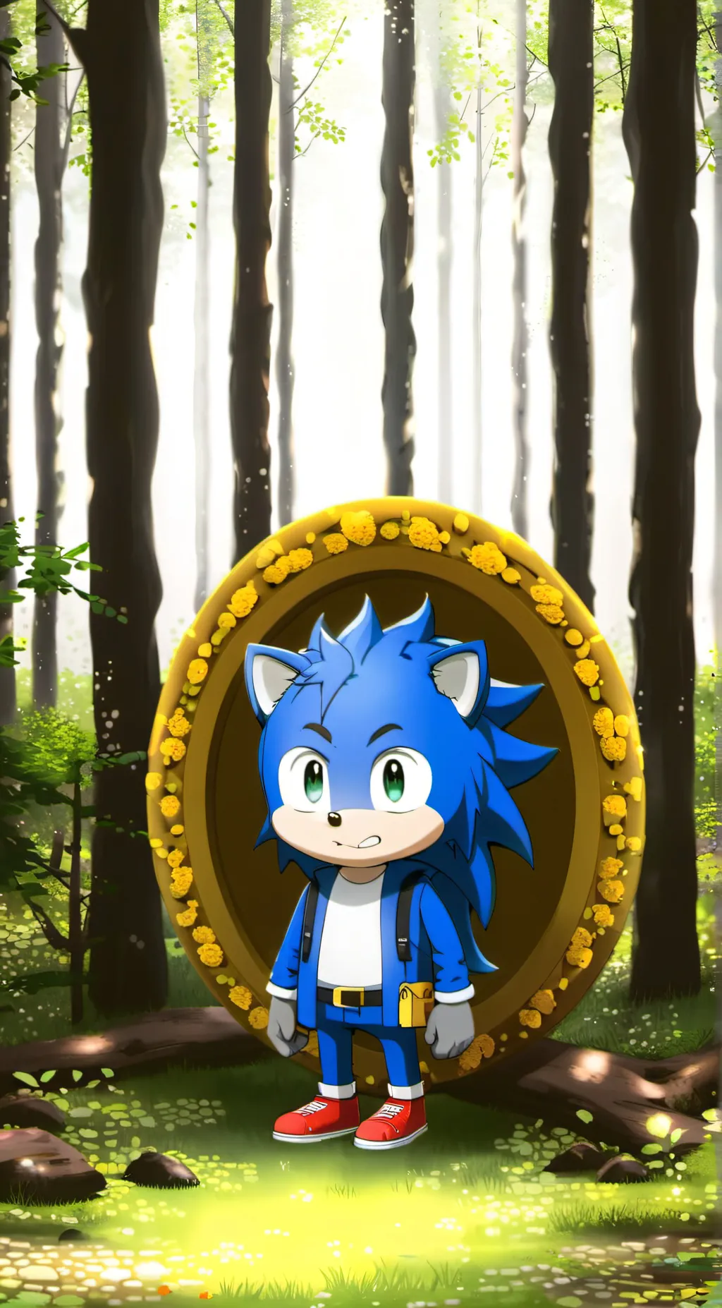 ai character: Sonic The Hedgehog background