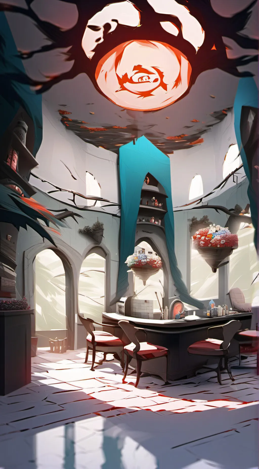 ai character: Hazbin hotel background