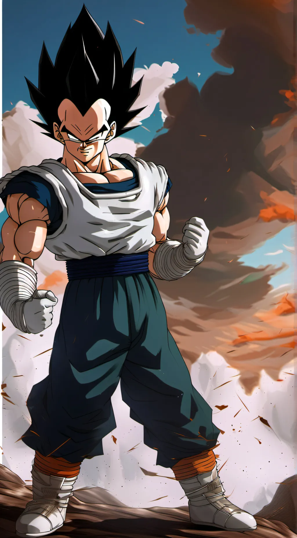 ai character: Vegeta background