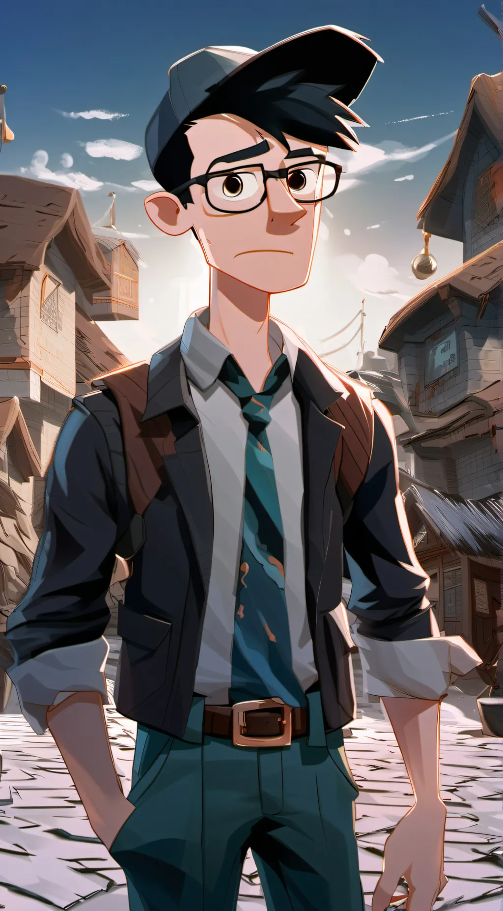 ai character: Phineas and FERB  background