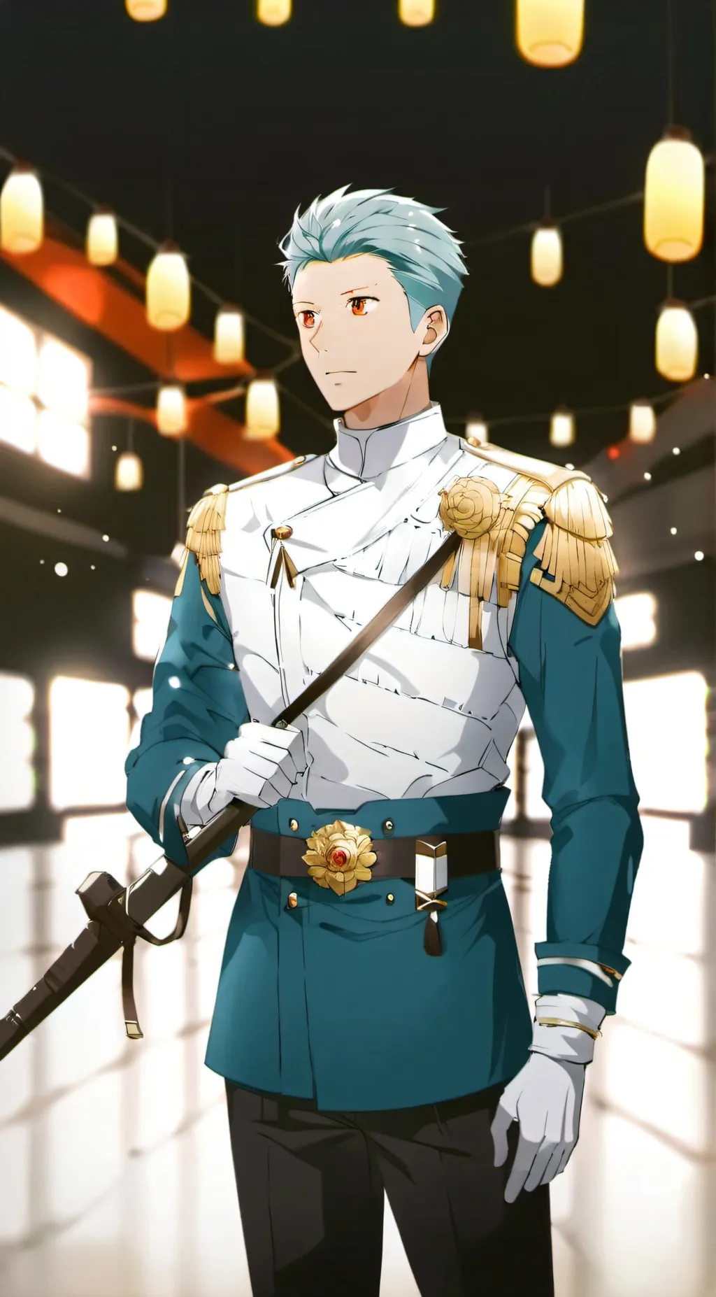 ai character: Mitsuhide Lowen background