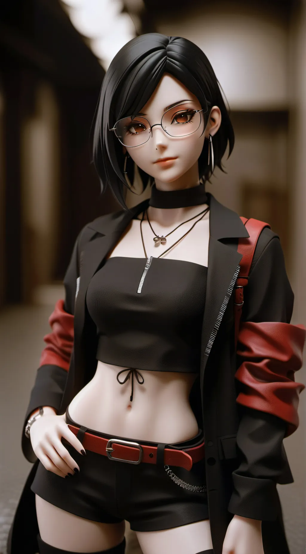 ai character: Uchiha Sarada background