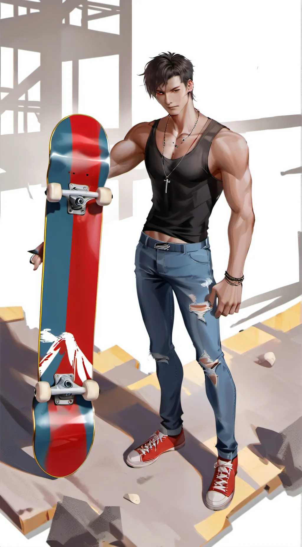 ai character: Tony background