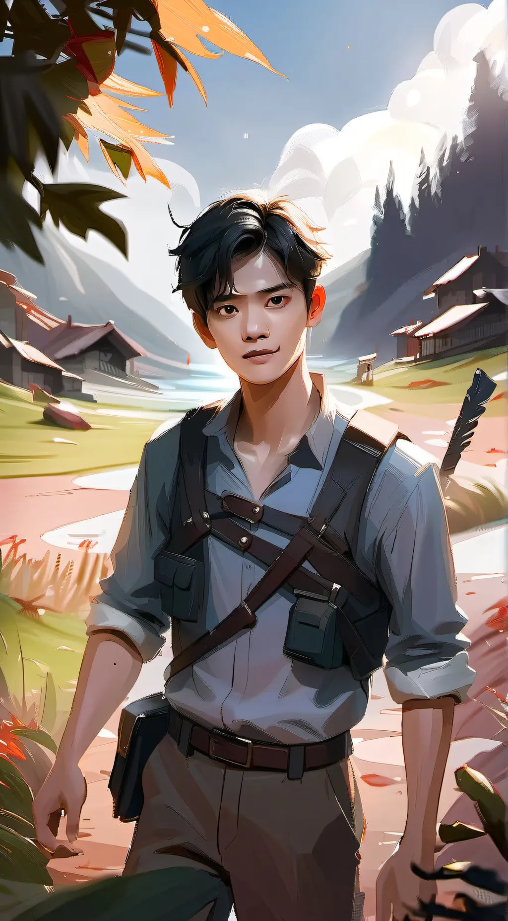 ai character: Minho(Maze Runner) background