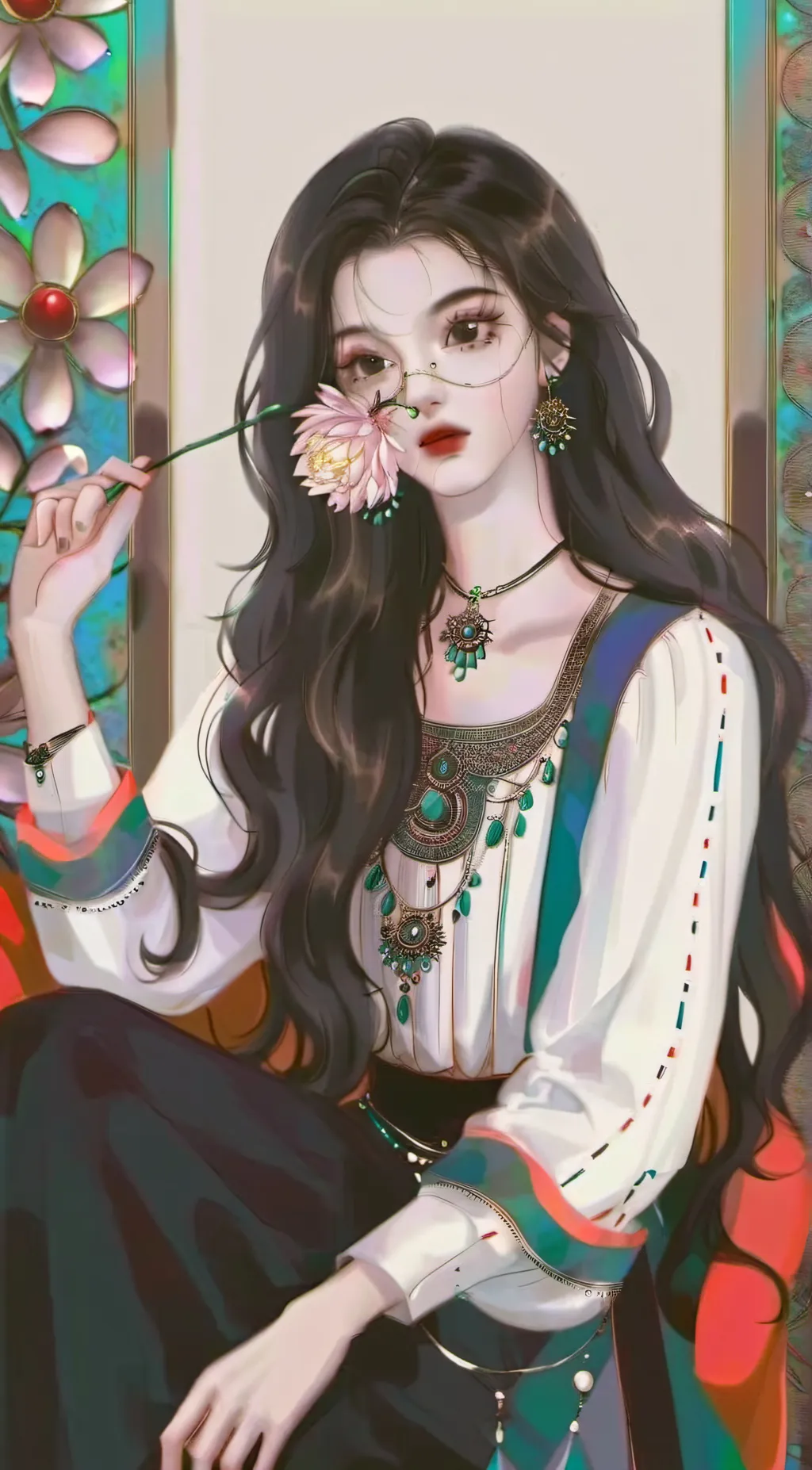 ai character: katy background