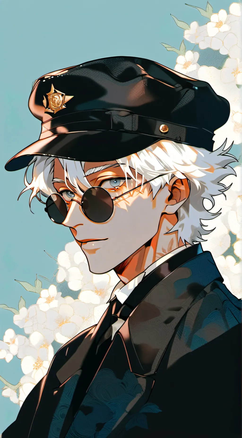 ai character: Saturo Gojo background