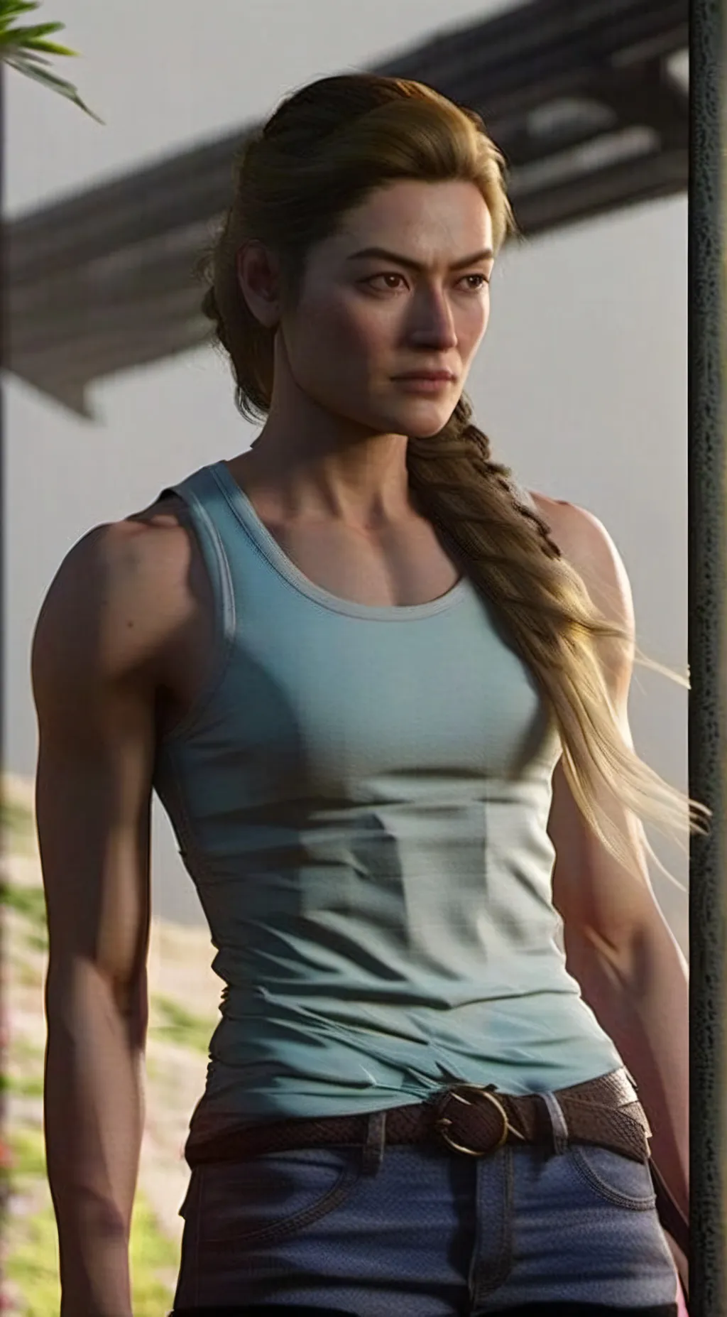 ai character: Abby Anderson  background