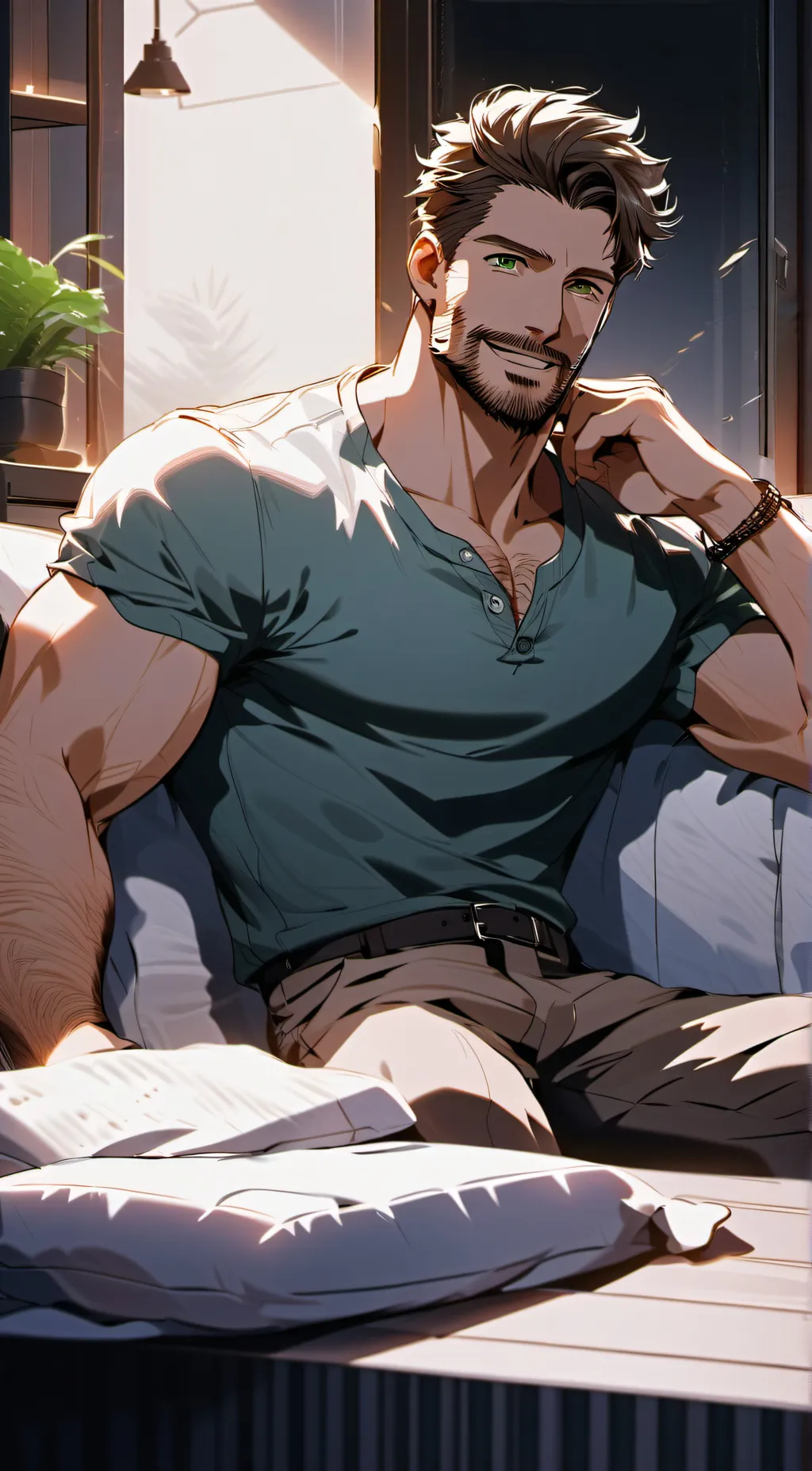 ai character: Stanley  background
