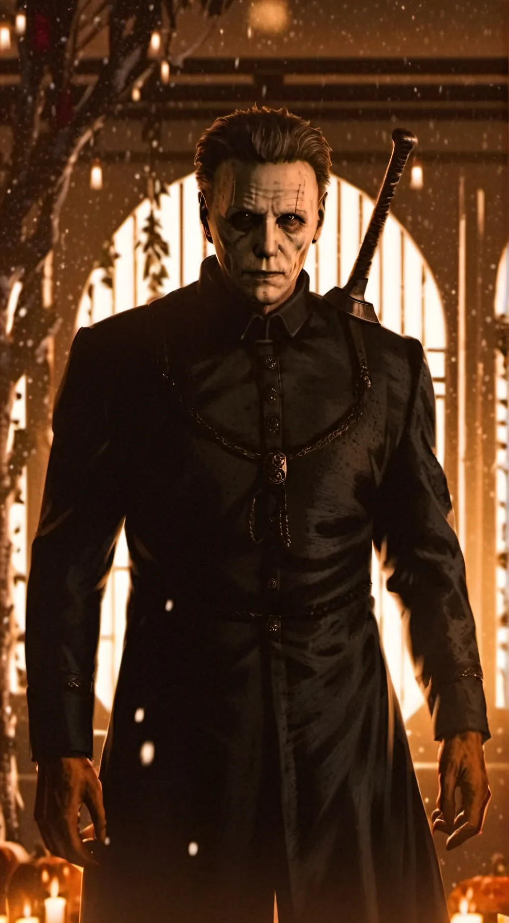 ai character: Micheal Myers  background
