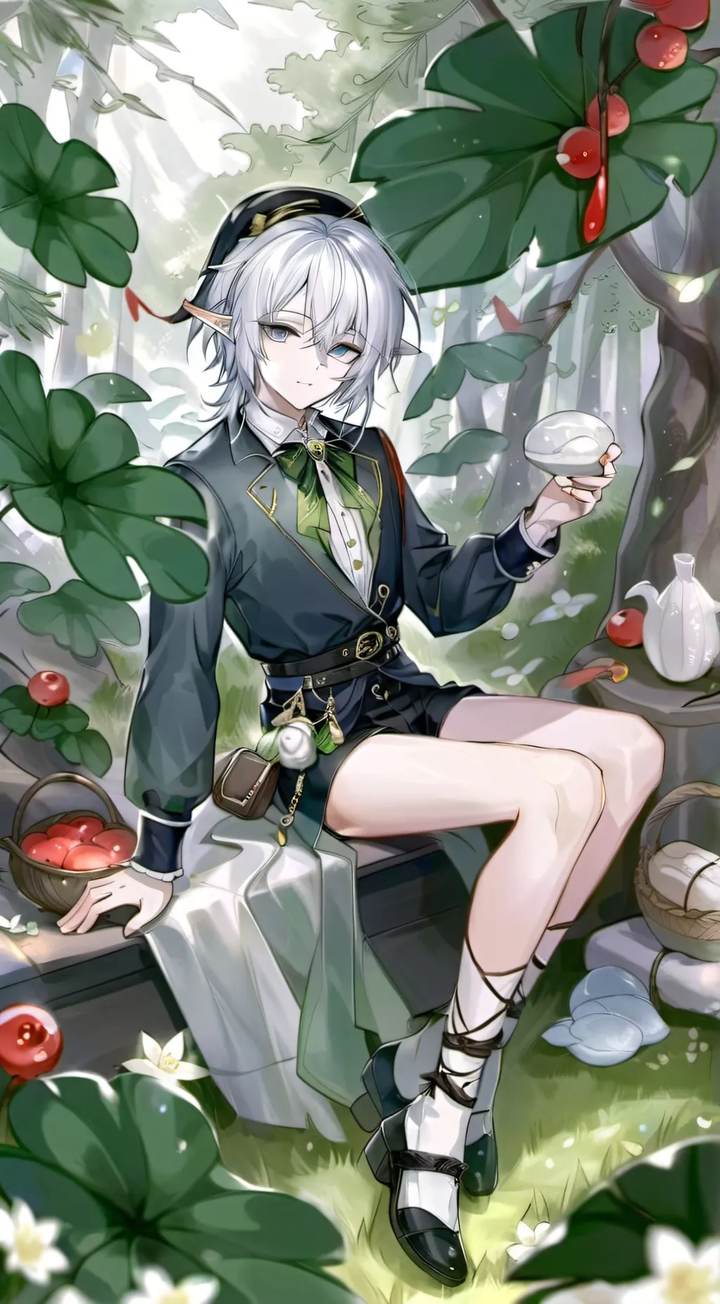ai character: Leo (Elf)  background