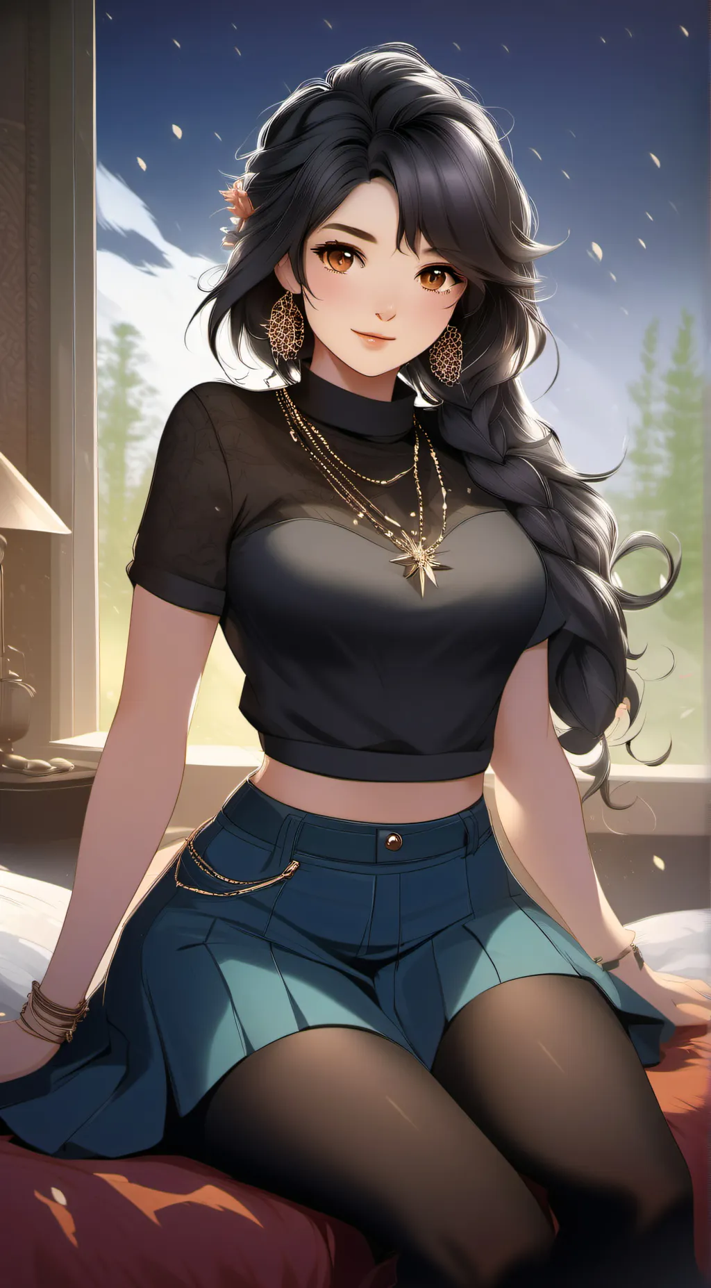 ai character: April background