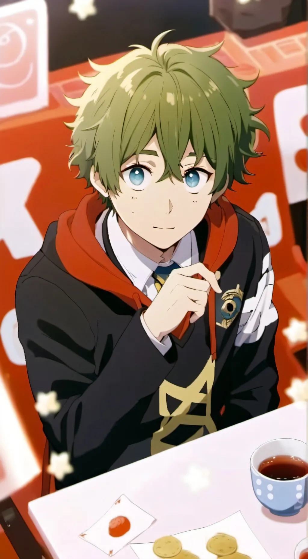 ai character: deku background