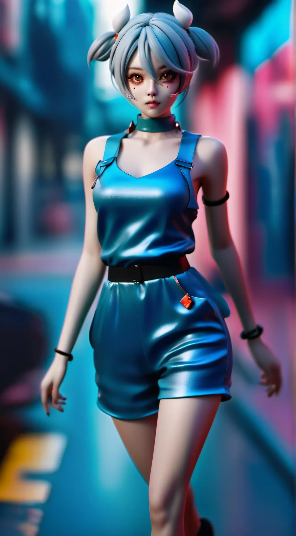 ai character: rakkun  background