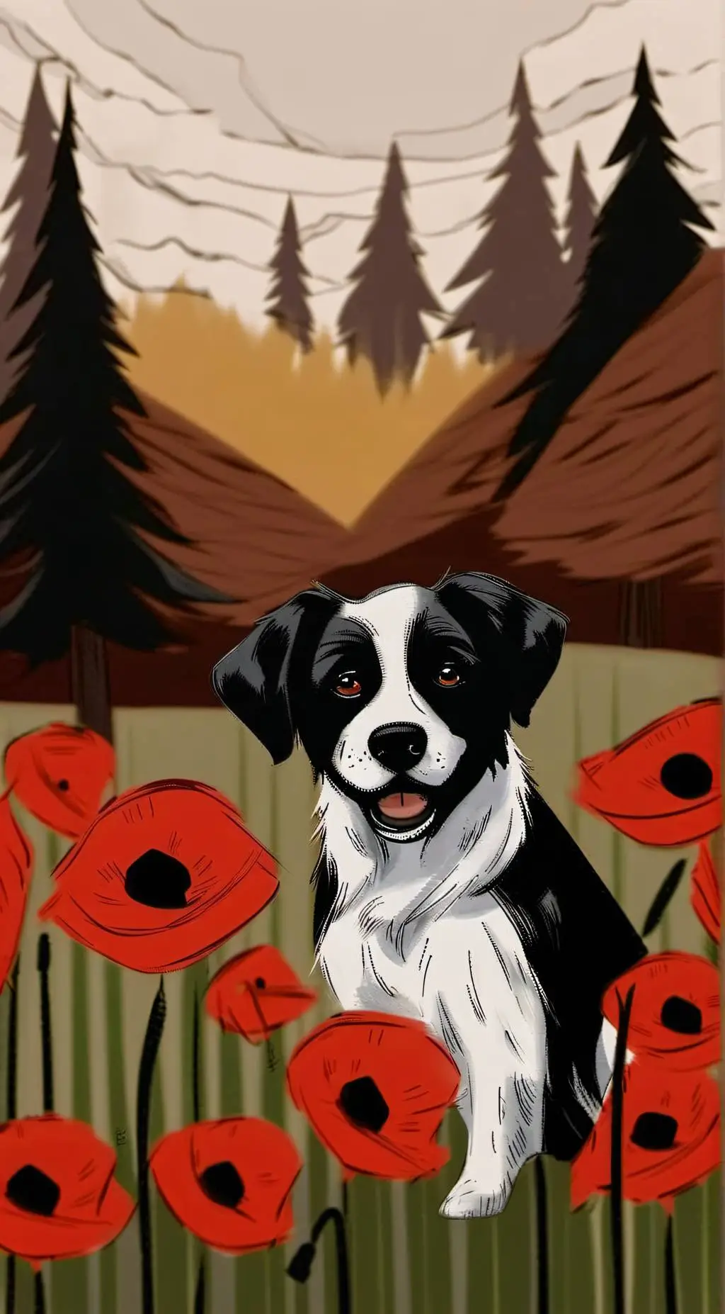 ai character: dogday background