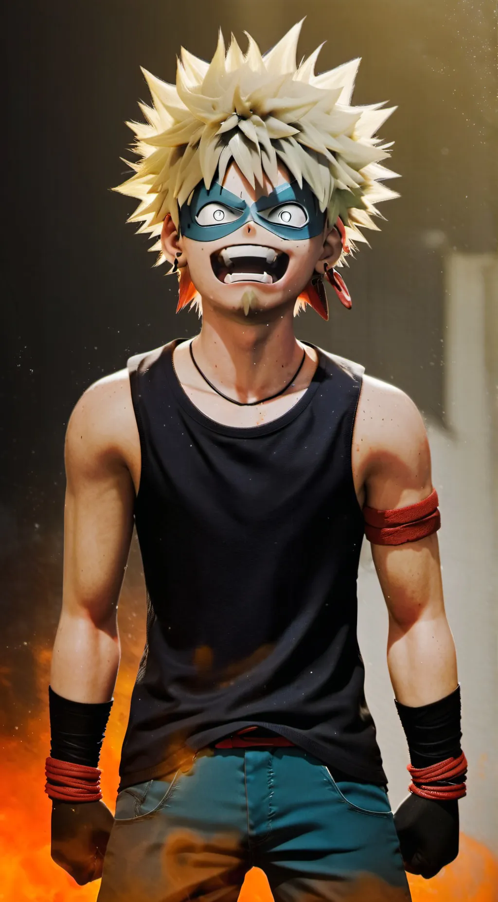 ai character: Little Bakugo background
