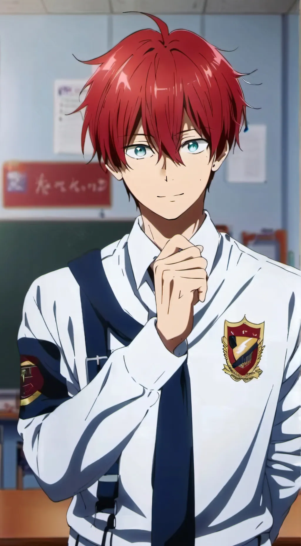 ai character: Shouto Todoroki background