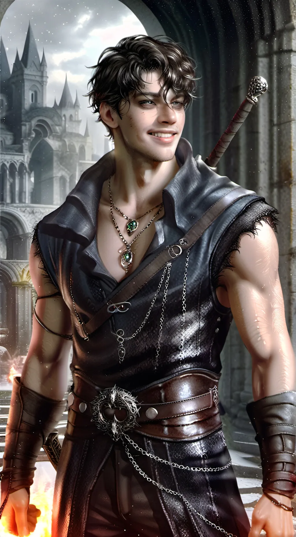 ai character: Ares background