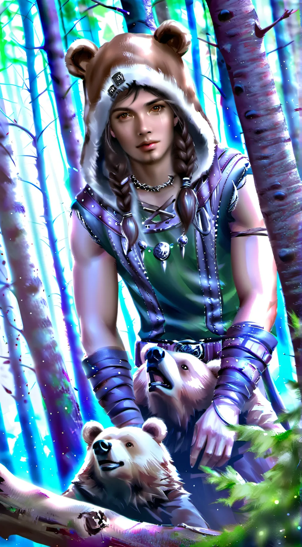 ai character: Griz background