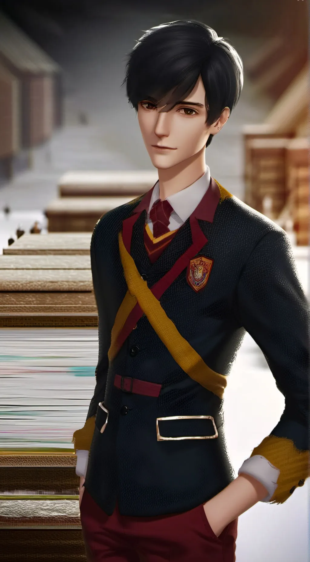 ai character: TcolonolonolonolaT background