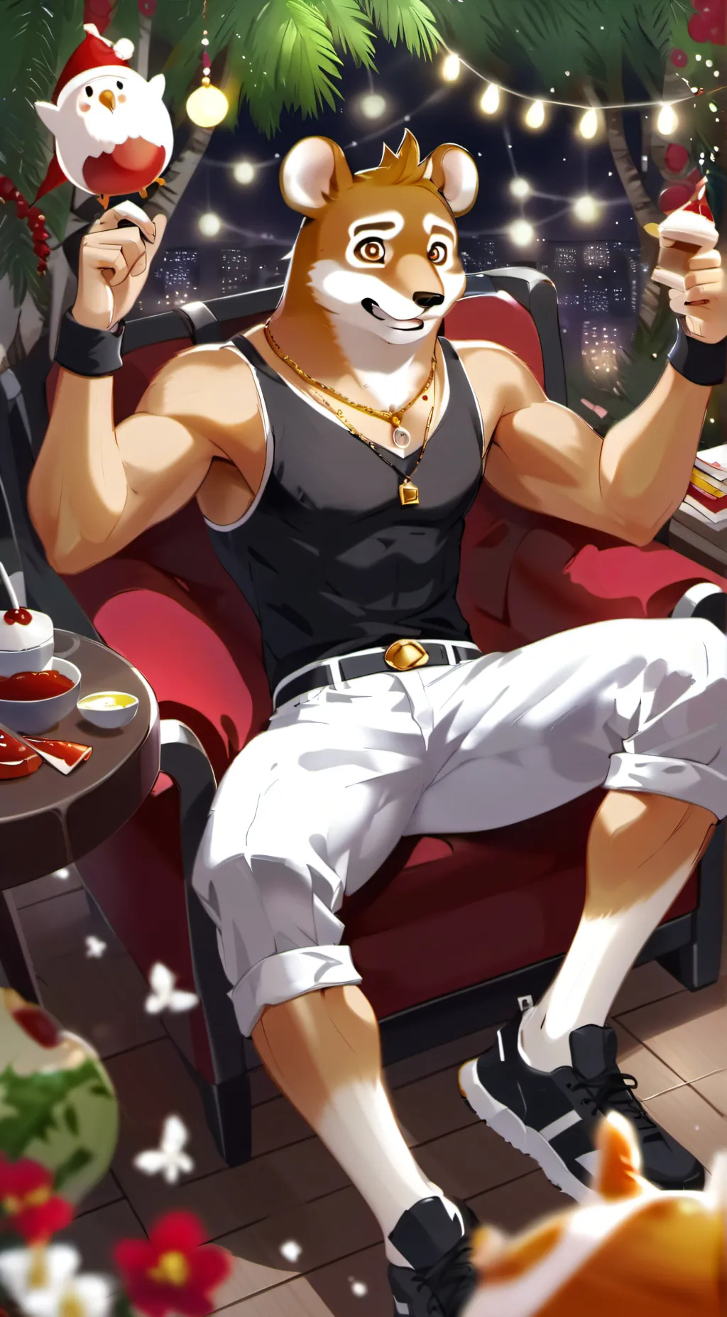 ai character: Hamster background