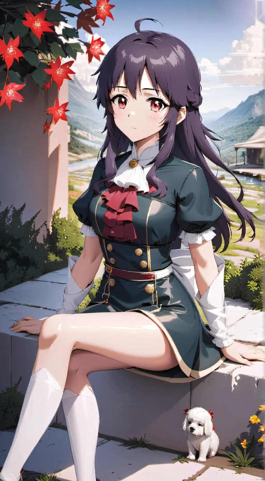 ai character: chizuru chan  background