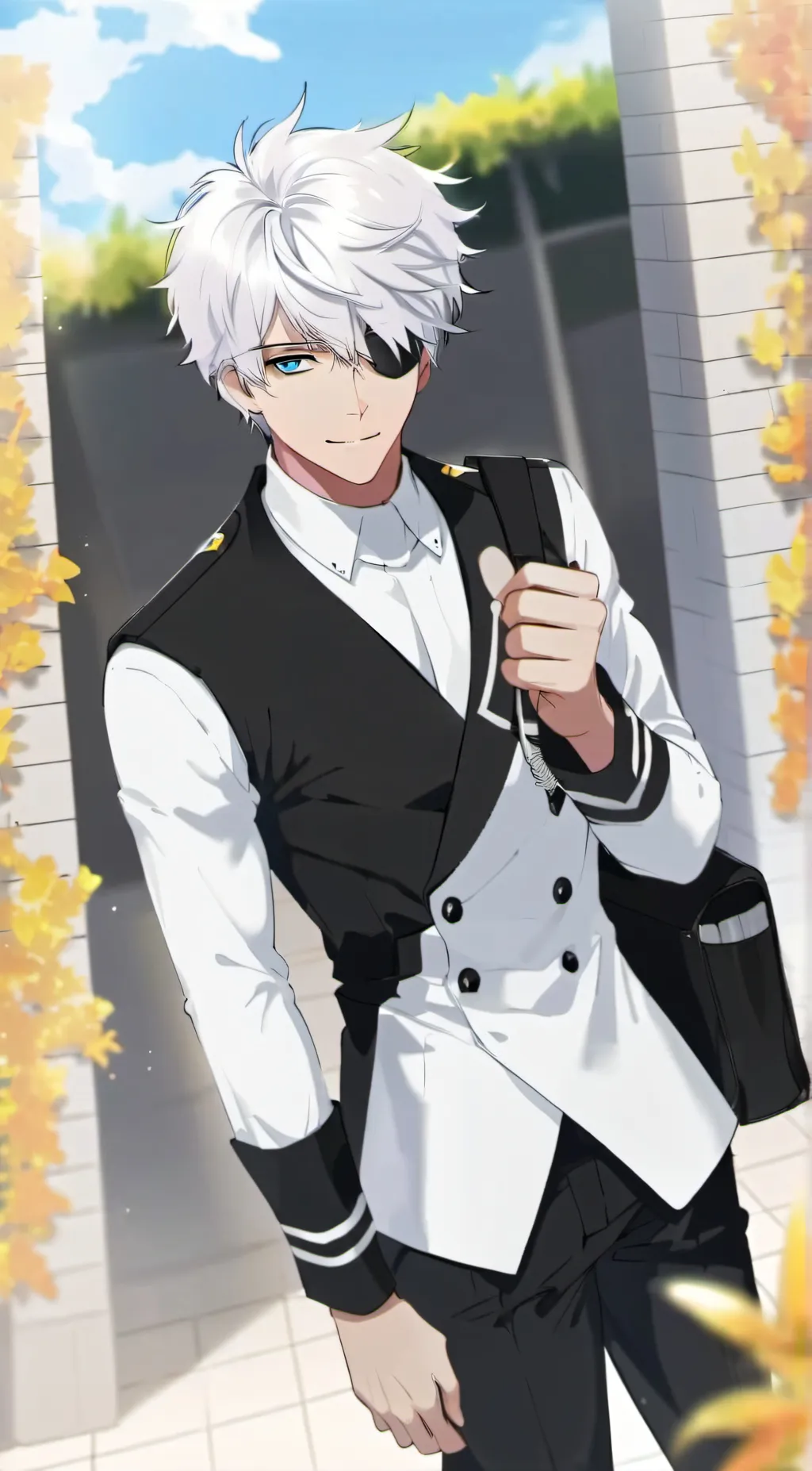 ai character: Satoru Gojo background