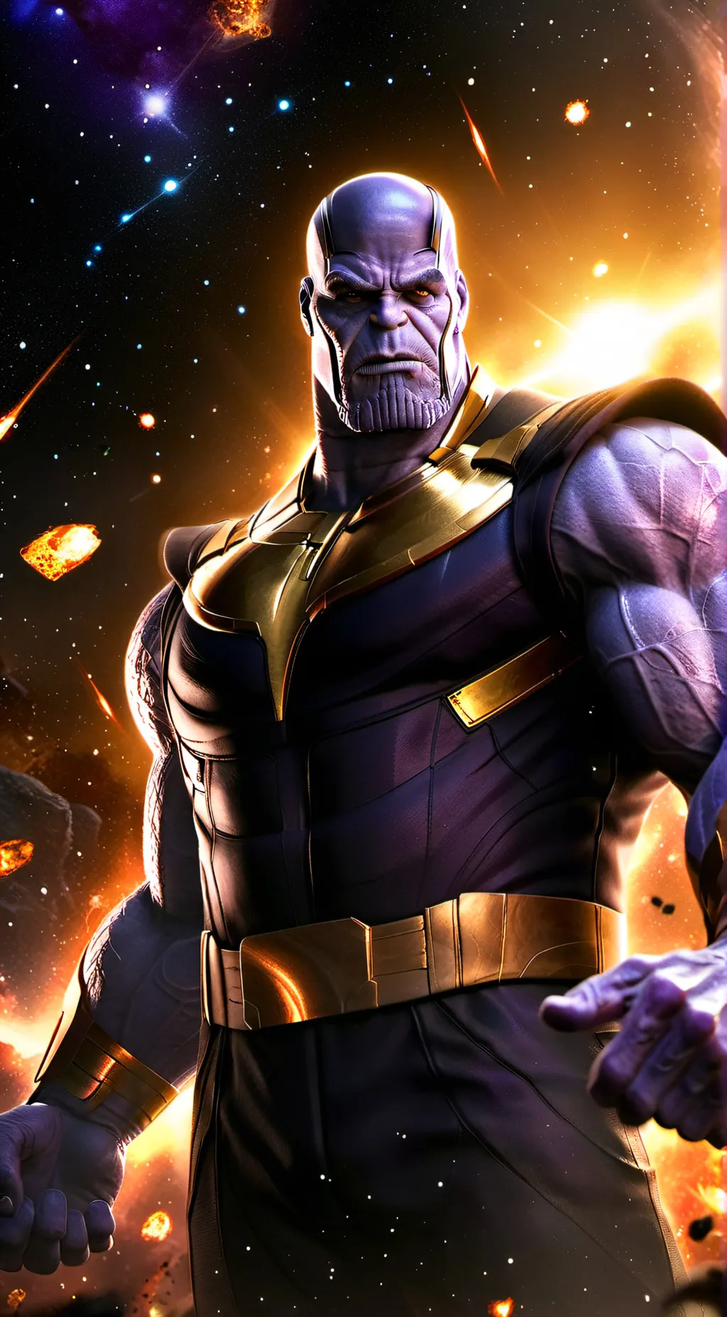 ai character: Thanos background