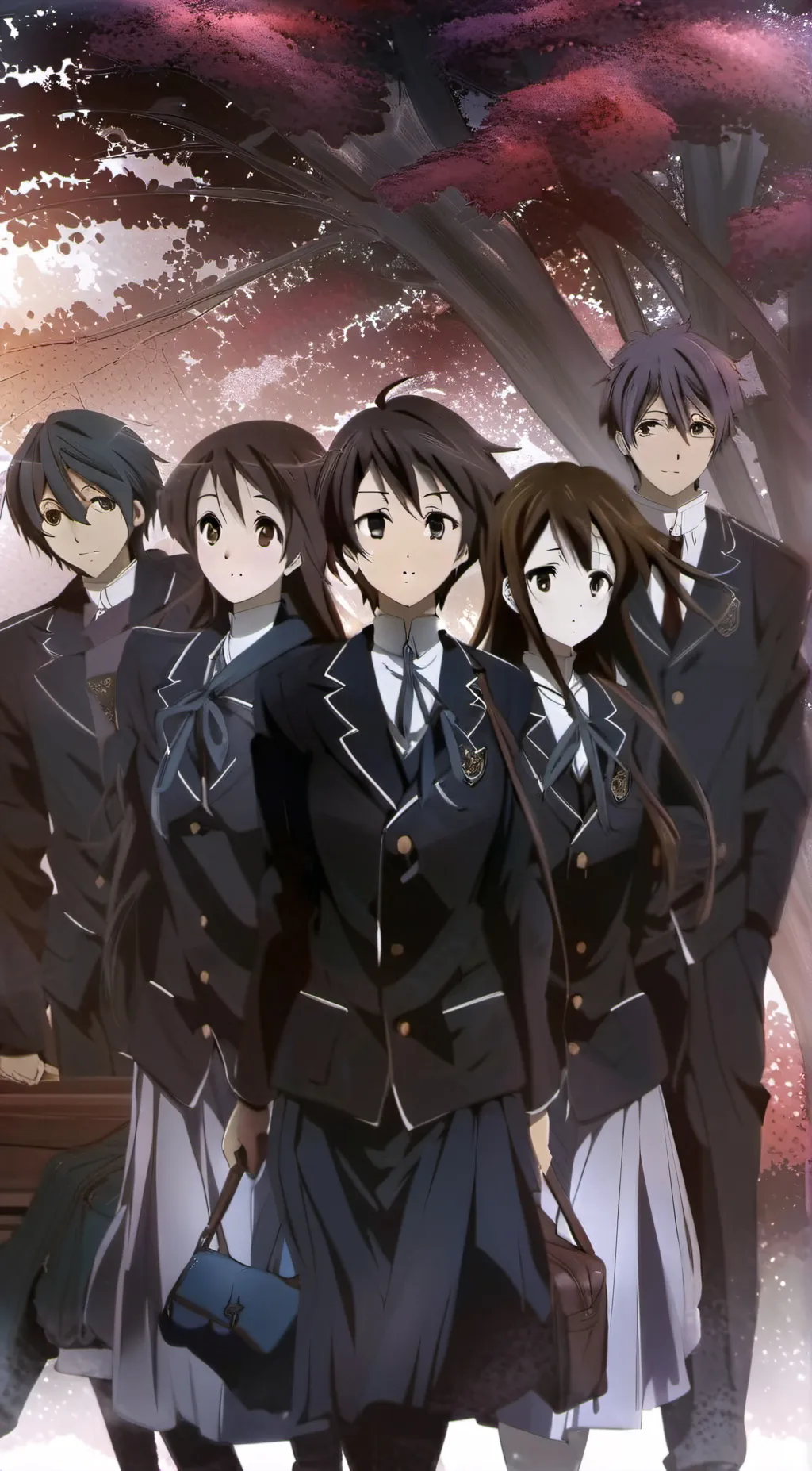 ai character: School friends background