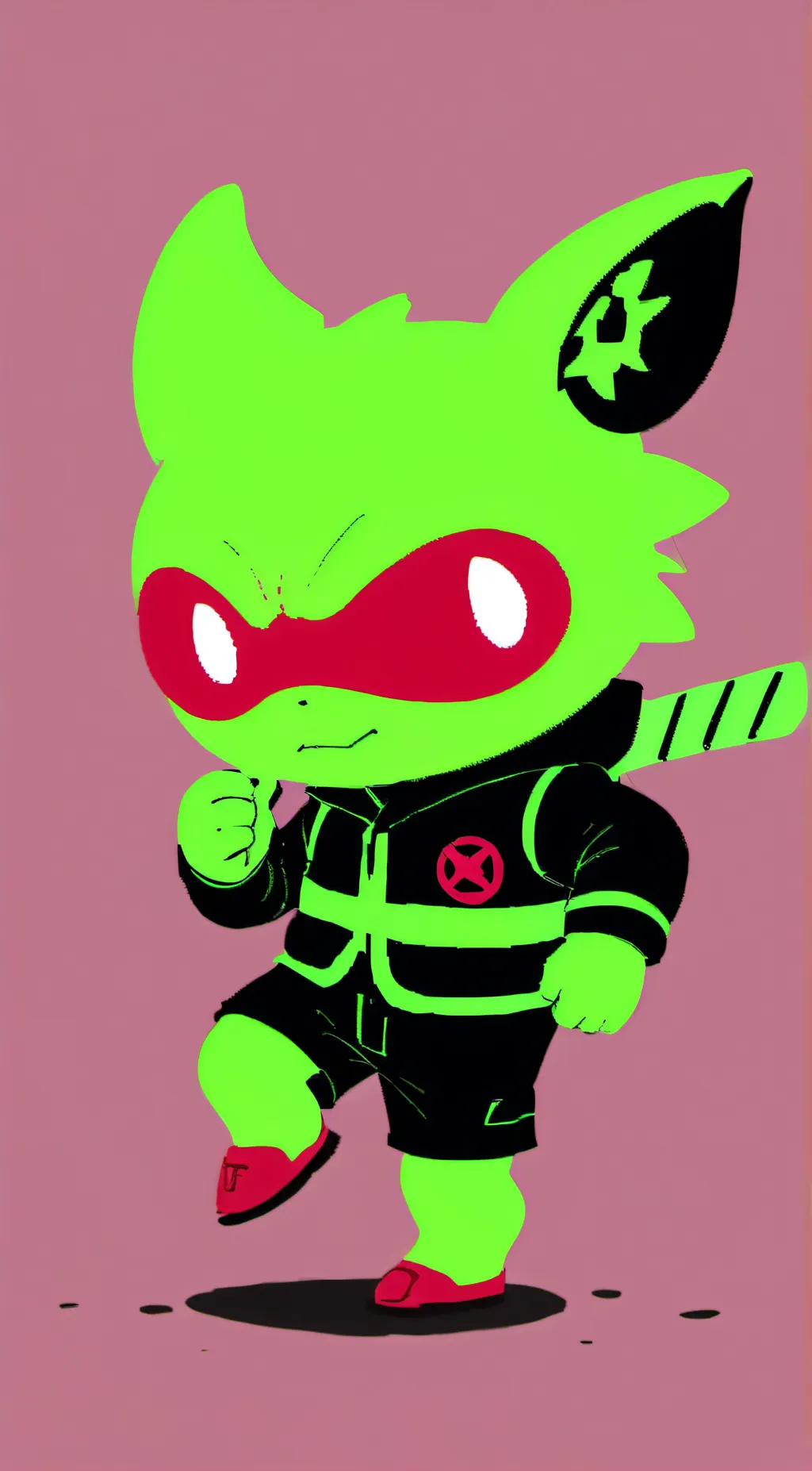 ai character: little runmo background
