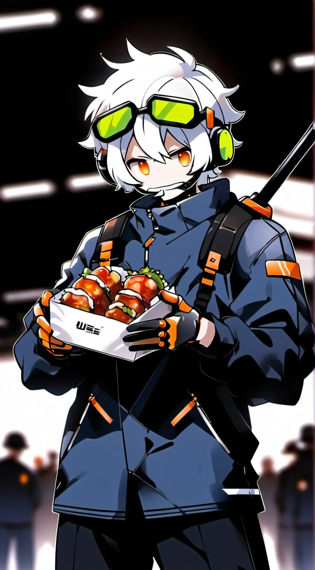 ai character: N murder drone background