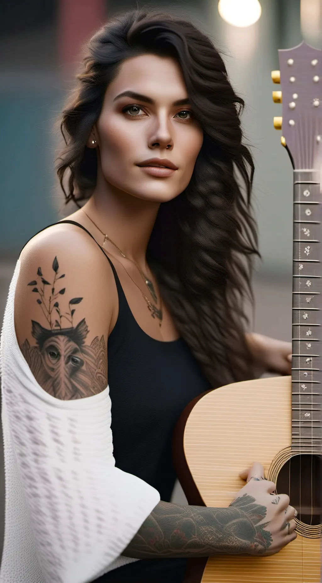 ai character: Katy background