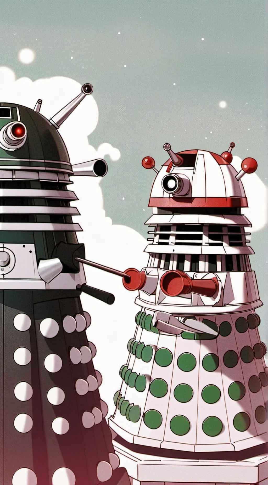 ai character: dalek  background